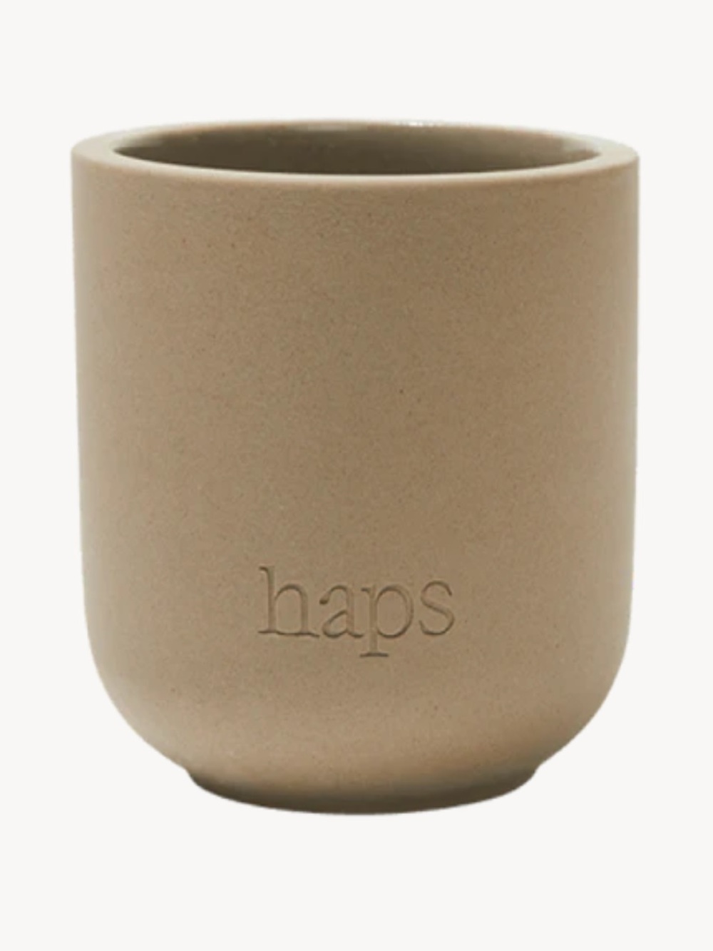 Haps Mood Care Ceramic Candle Vessel